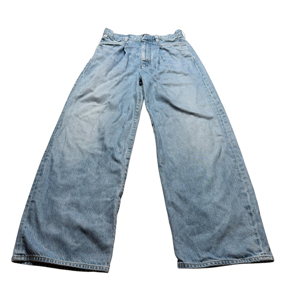 CITIZENS OF HUMANITY Velha Trouser Gamma Light Blue Wide Leg Women's Size 27